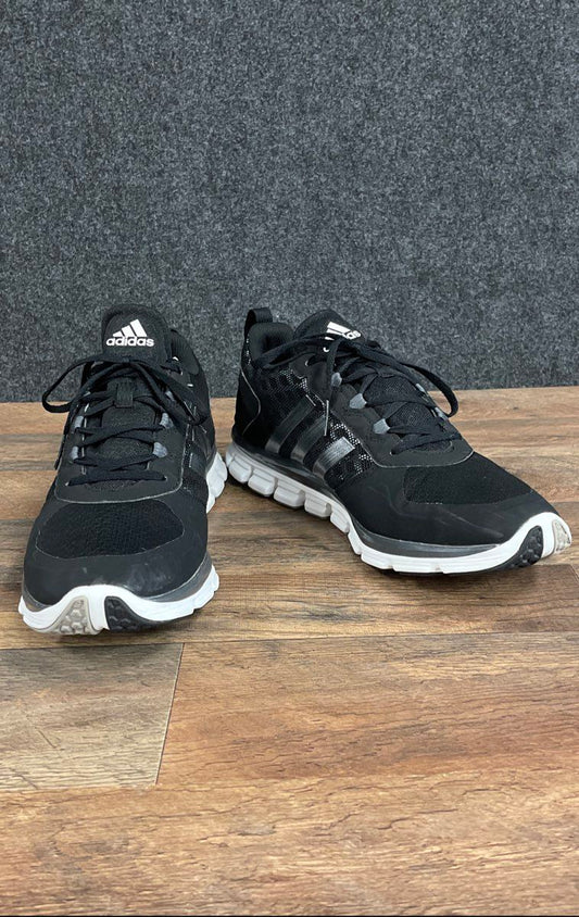 Adidas Speed Trainer 2 Black Metallic Silver White Men's Size 13.5