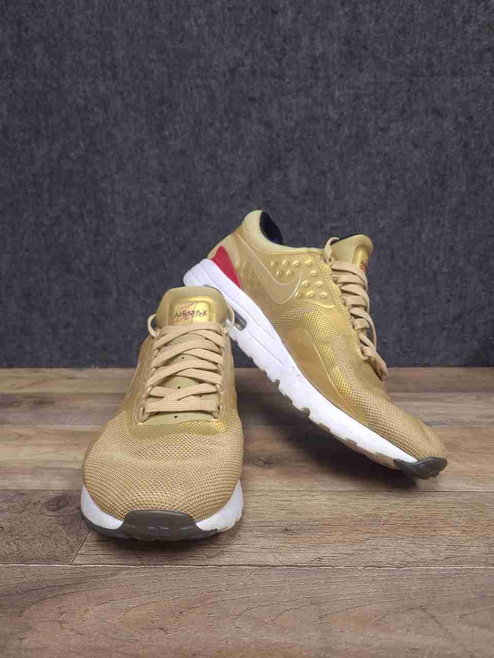 Nike Air Max Zero Metallic Gold Men's Running Shoes 789695-700 Size 10