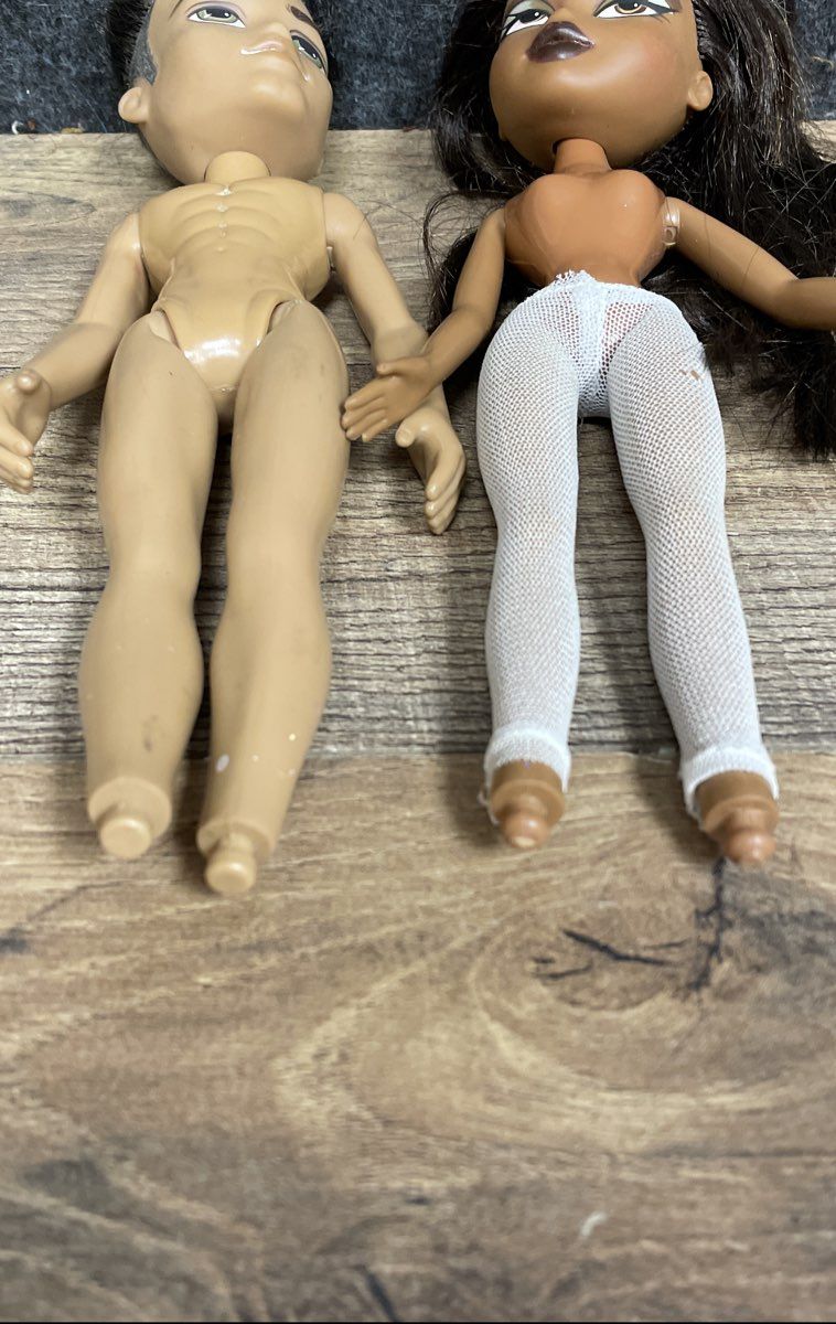 MGA Bratz Boyz Cade & Female Doll Lot Y2K For Parts OOAK Custom