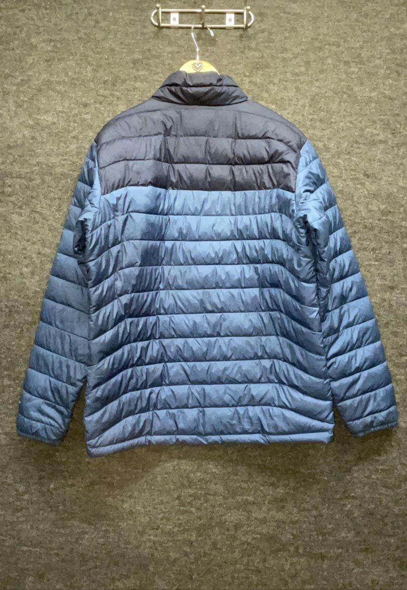 Columbia Men's Blue Two-Tone Omni-Heat Quilted Puffer Jacket Sz L