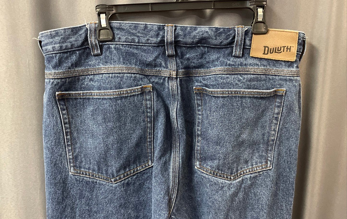 Duluth Trading Men's Blue Ballroom Jeans Relaxed Fit 100% Cotton Sz 36x30