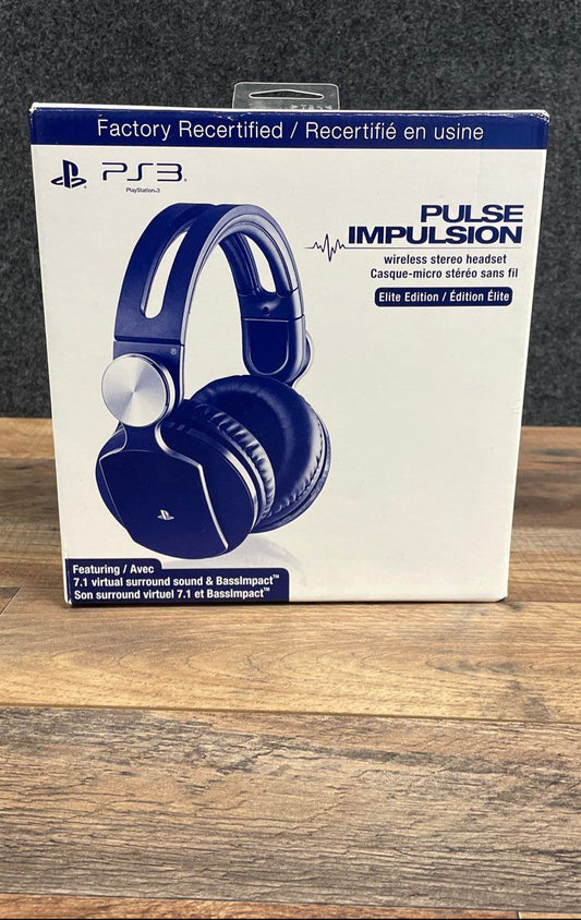 PlayStation 3 Pulse Wireless Stereo Headset Elite Edition *Untested*