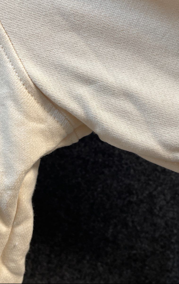 Armani Exchange Men's Cream Embossed Logo Hooded Sweatshirt Hoodie Sz XXL