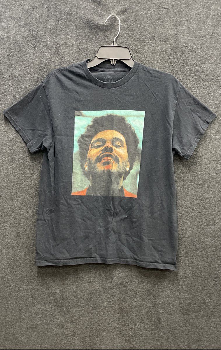 The Weeknd After Hours Album Graphic T-Shirt XO Brand Black Double Stitch Sz L
