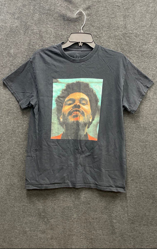 The Weeknd After Hours Album Graphic T-Shirt XO Brand Black Double Stitch Sz L