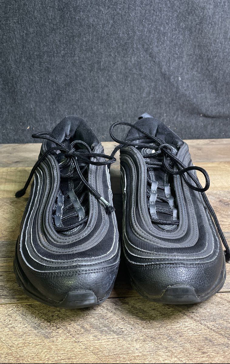 Nike Air Max 97 Triple Black Running Shoes Men's Size 10.5