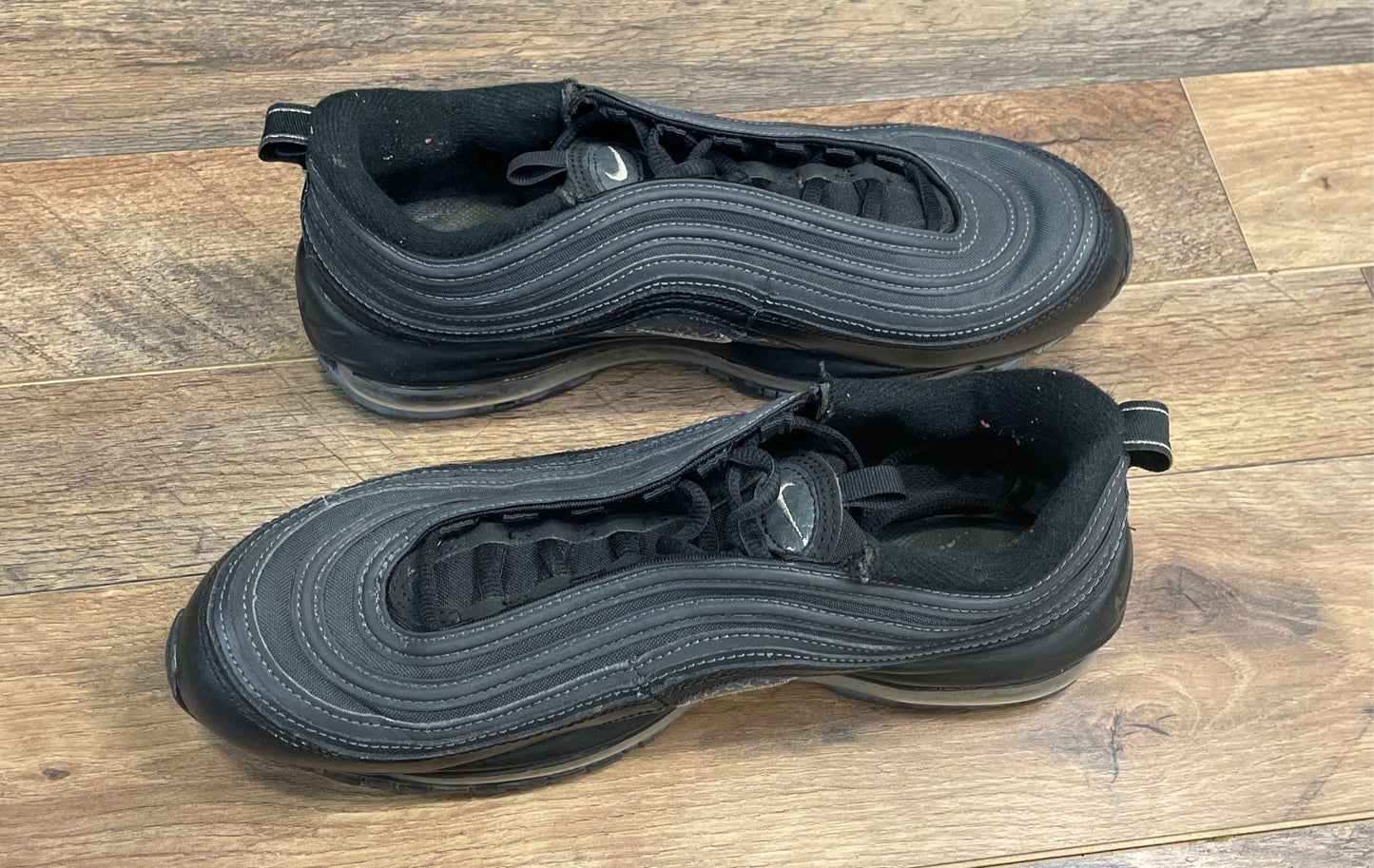 Nike Air Max 97 Black Grey DH0558-001 Men's Running Shoes Size 10