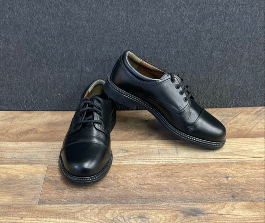 Dockers Gordon Black Leather Cap Toe Oxford Shoes Men's Size 7.5M