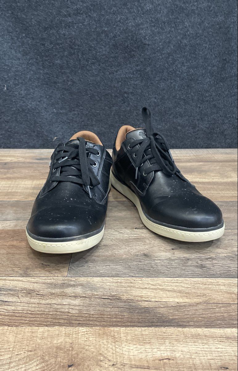 Skechers Relaxed Fit Segment 2.0 Brogden Black Oxford Shoes Men's Size 10.5