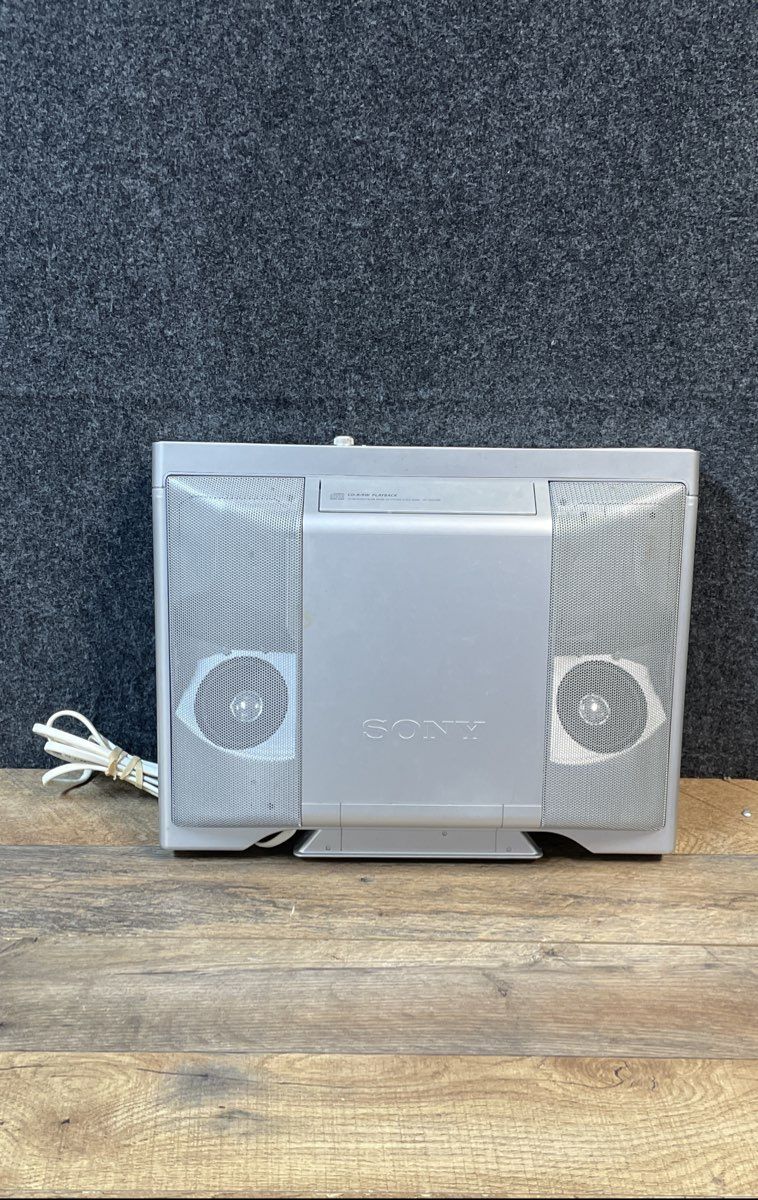 Sony ICF-CD553RM Under Cabinet Kitchen CD Clock Radio AM FM Weather Untested