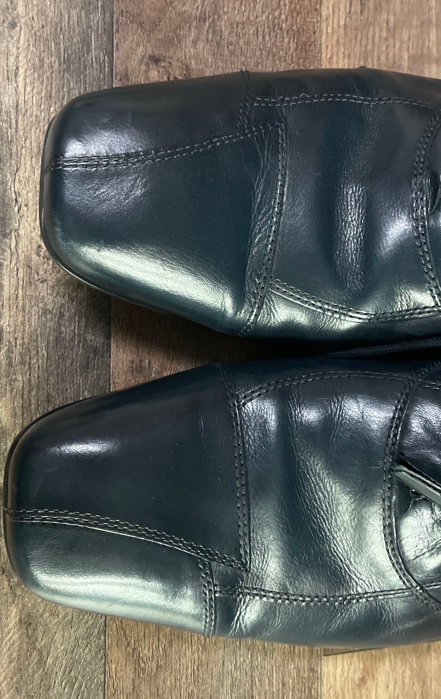 Giorgio Brutini Private Collection Navy Blue Leather Dress Shoes Men's Size 12M