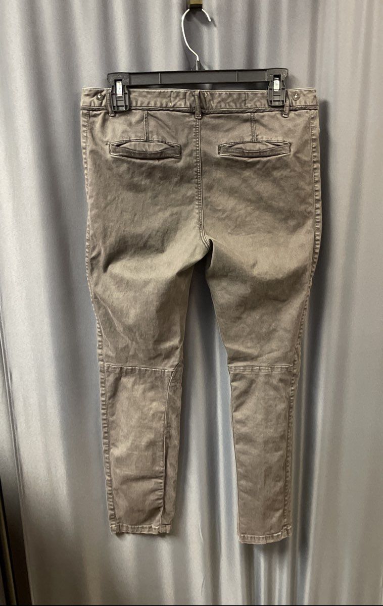 Pilcro and the Letterpress Women's Gray Utility Moto Zipper Pocket Pants Sz 6P