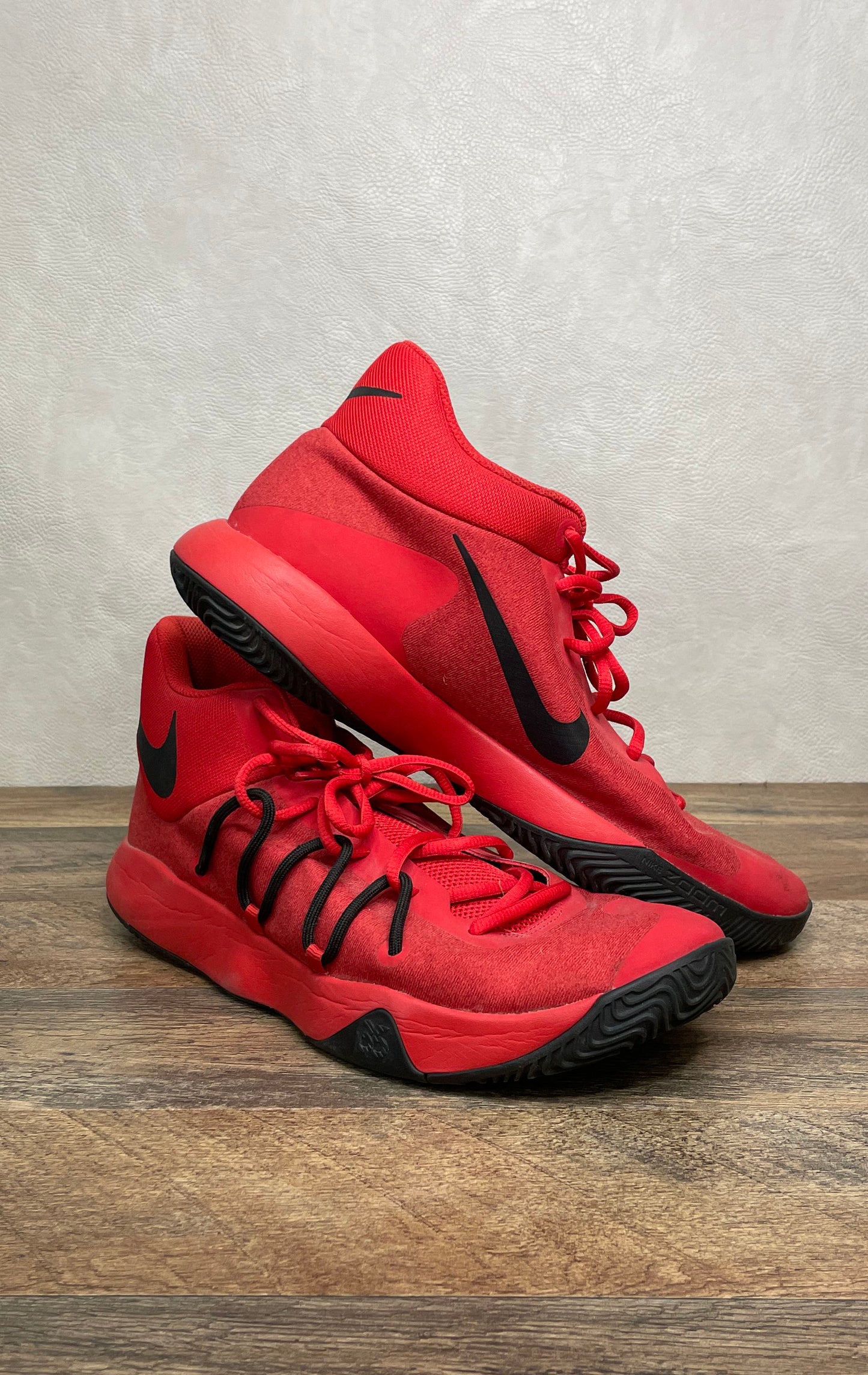 Nike KD Trey 5 V University Red Black Basketball Shoes Men's Size 11.5