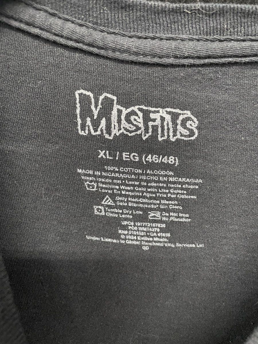 Misfits Crimson Ghost Skull Logo T-Shirt Reprint Evilive Music Sz XL