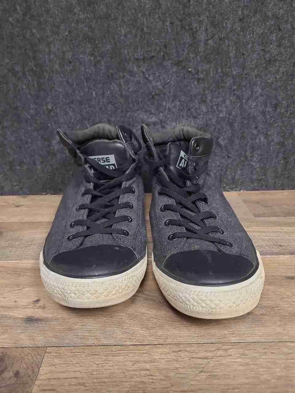 Converse Chuck Taylor All Star High Street Black High Top Sneakers Size 12