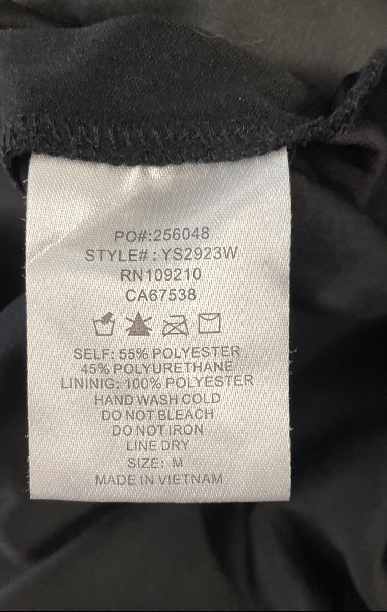 Windsor Women's Black Faux Leather Pleated Mini Skirt Sz M Knife Pleat Yoke
