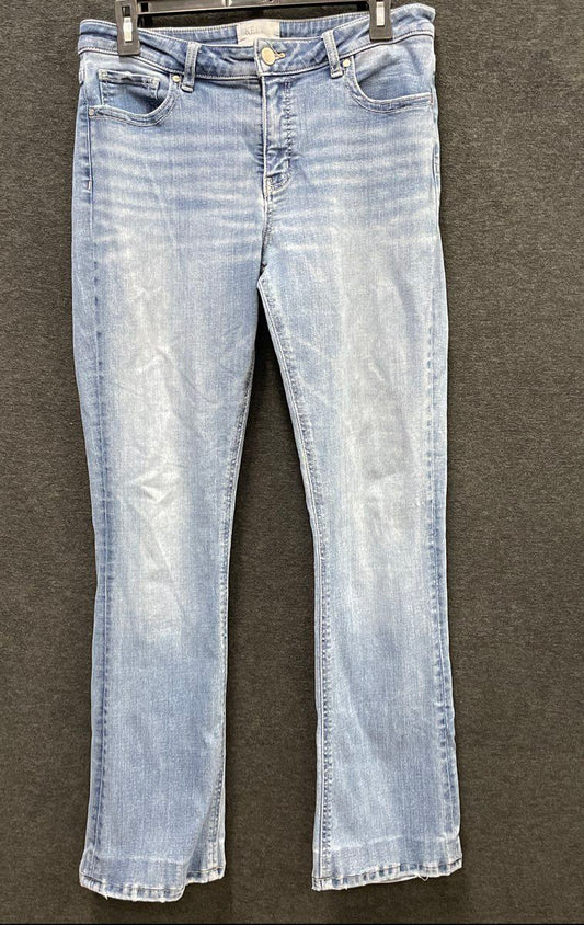 BKE Women's Gabby Bootcut Jeans Light Wash Blue Stretch Sz 28x33.5
