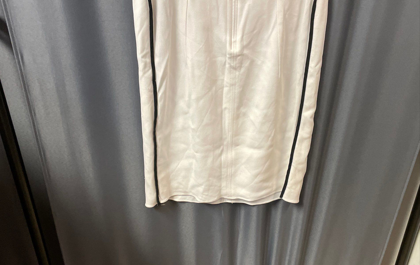 Rag & Bone Women's White Black Contrast Side Panel Sleeveless Dress Sz 2