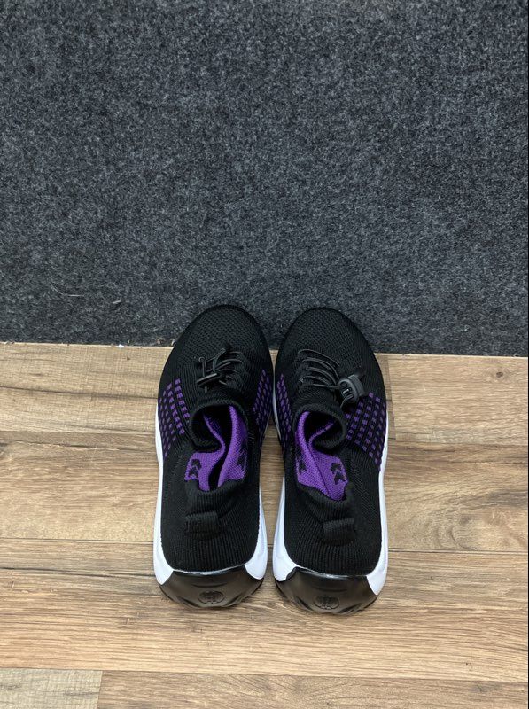 Comfort Wear Ortho Stretch Cushion Black Purple Sneakers Women's Size 8 EU 39