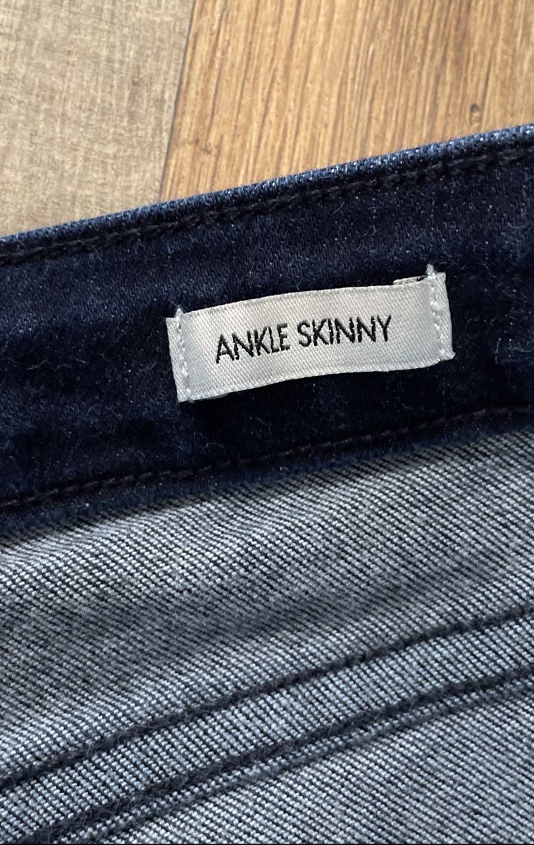 Calvin Klein Women's Dark Blue Ankle Skinny Stretch Denim Jeans Sz 8