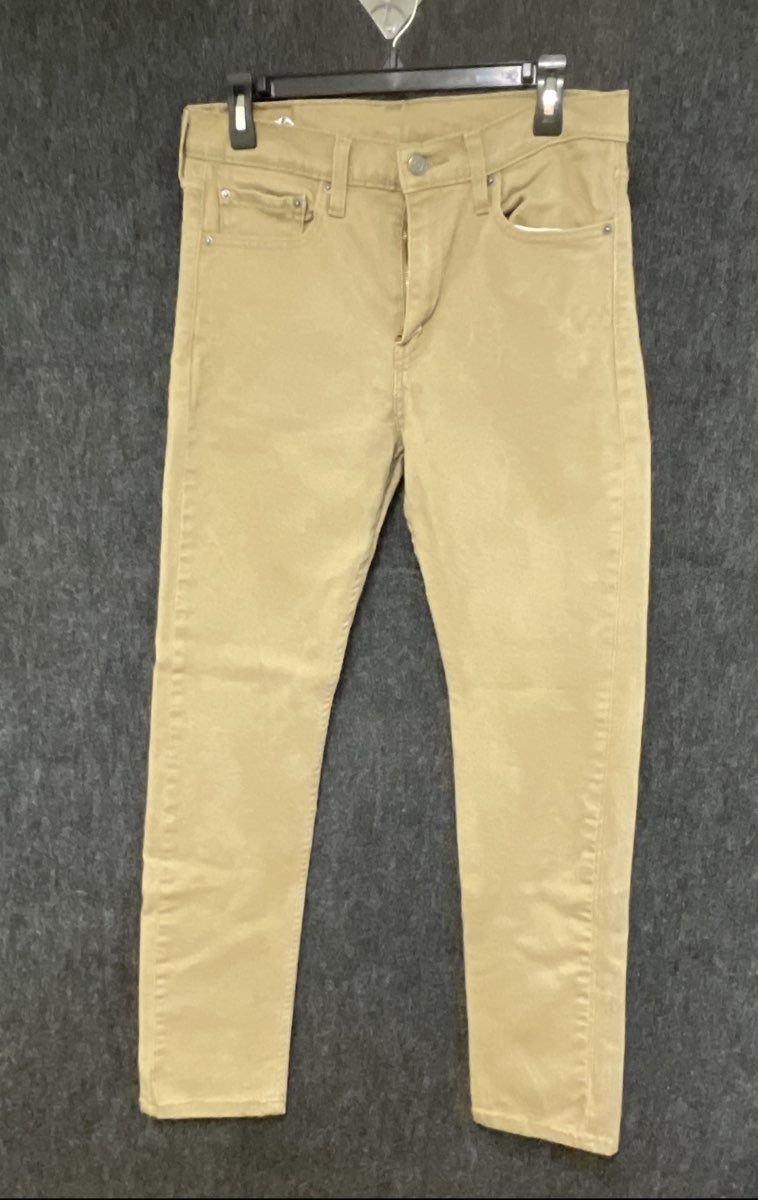 Levi's Men's 510 Skinny Fit Jeans Tan Khaki Stretch Denim Sz 32x32