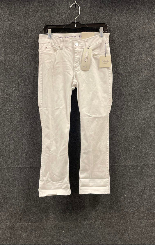 Rafaella Women's White Slimming Denim with Benefits Weekend Jeans NWT Sz 4