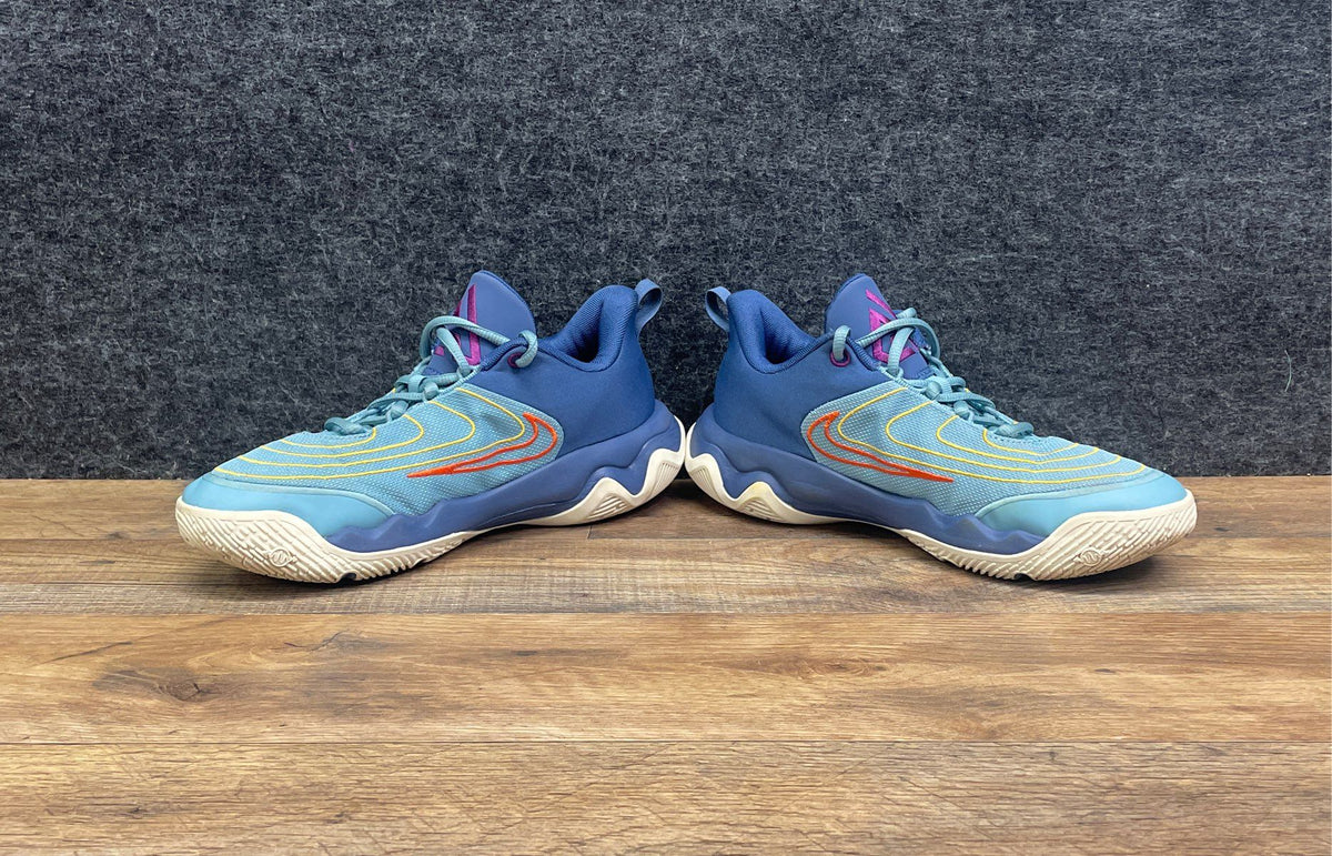Nike Giannis Immortality 4 Blue Orange Yellow Kids Basketball Shoes Size 6Y