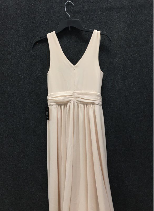 Lulus Women's Heavenly Hues Light Pink Surplice Sleeveless Maxi Dress Sz XS NWT