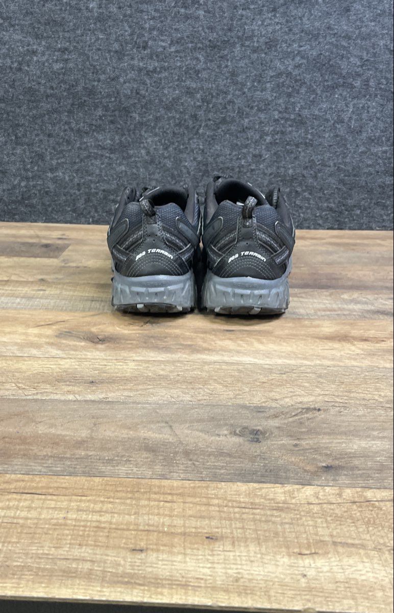New Balance 410v5 All Terrain Black Silver Trail Running Shoes Men's Size 12