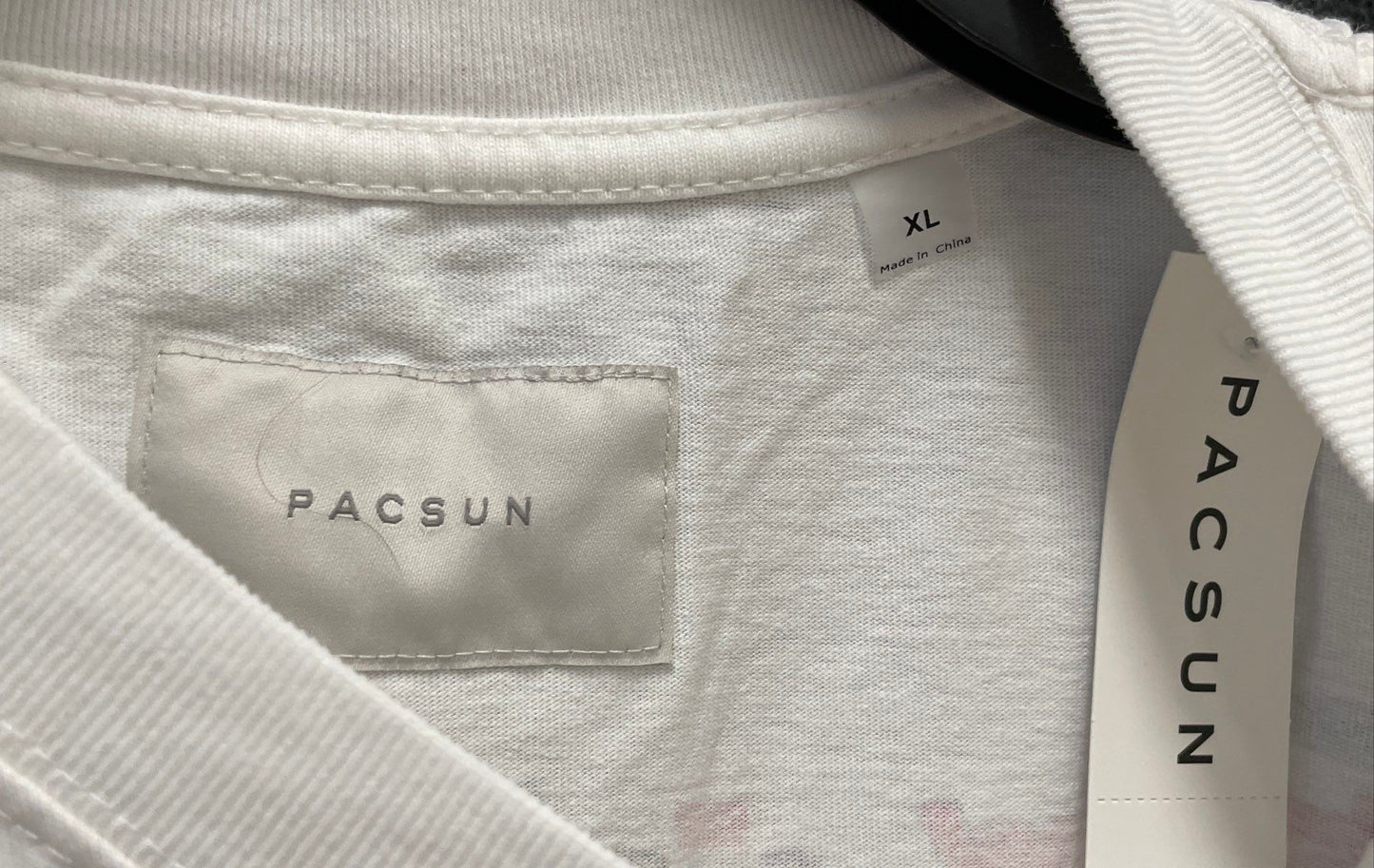PacSun Men's White Subliminal Racing Team Graphic T-Shirt Speedway Sz XL NWT