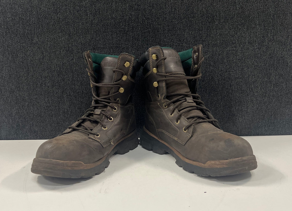 Brahma MNBR42JT002 Dark Green Safety Toe Work Boots Men's Size 11