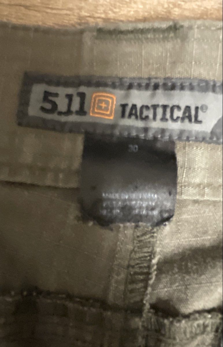 5.11 Tactical Men's Olive Drab Ripstop Cargo Shorts Sz 30