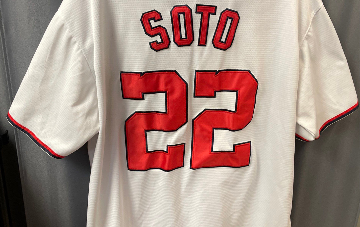 Majestic Men's Washington Nationals Juan Soto 2019 World Series Jersey White XL