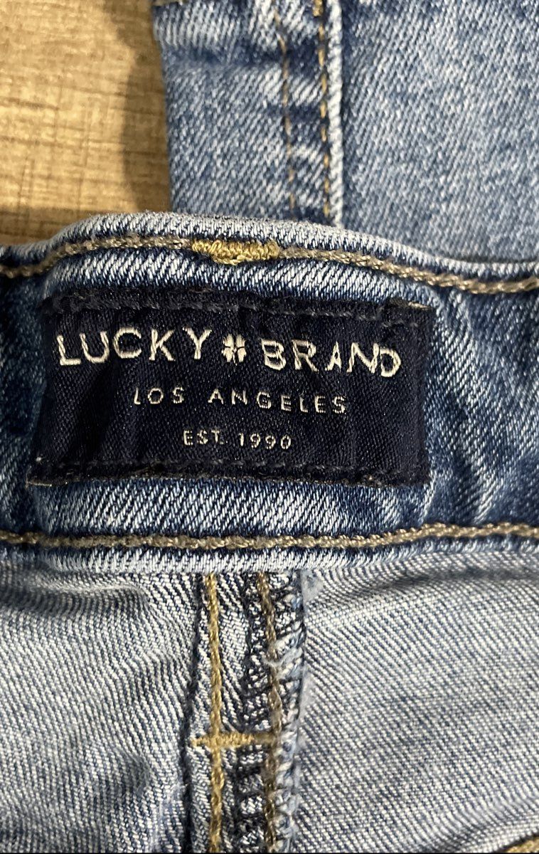 Lucky Brand Women's Light Wash Blue High Rise 5-Button Fly Skinny Jeans Sz 10