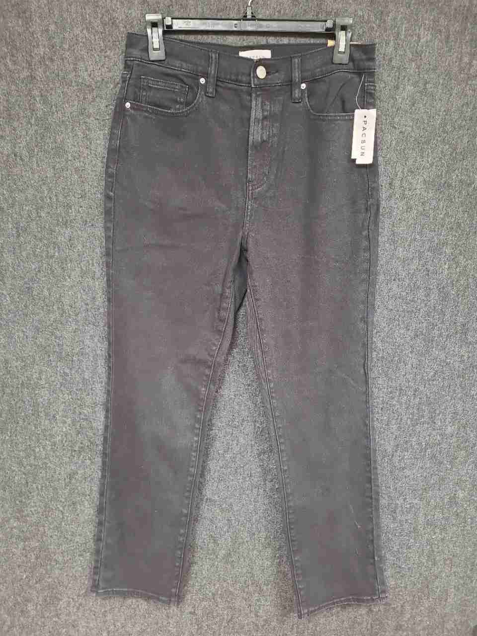 PacSun Women's Raven Black Stretch Vintage Skinny Jeans High Rise NWT Size 28