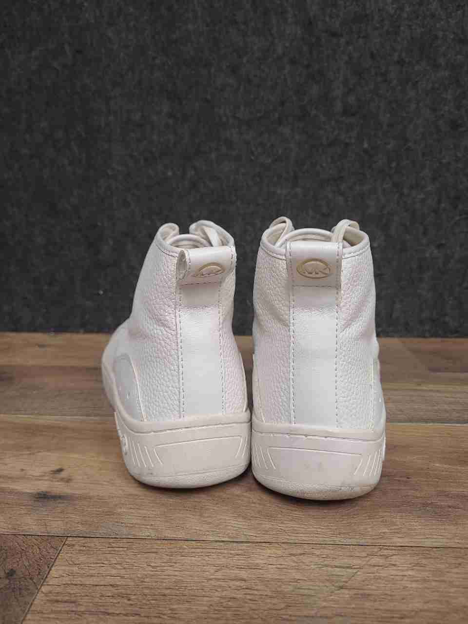 Michael Kors White Pebbled High Top Fashion Sneakers Women's Size 7.5
