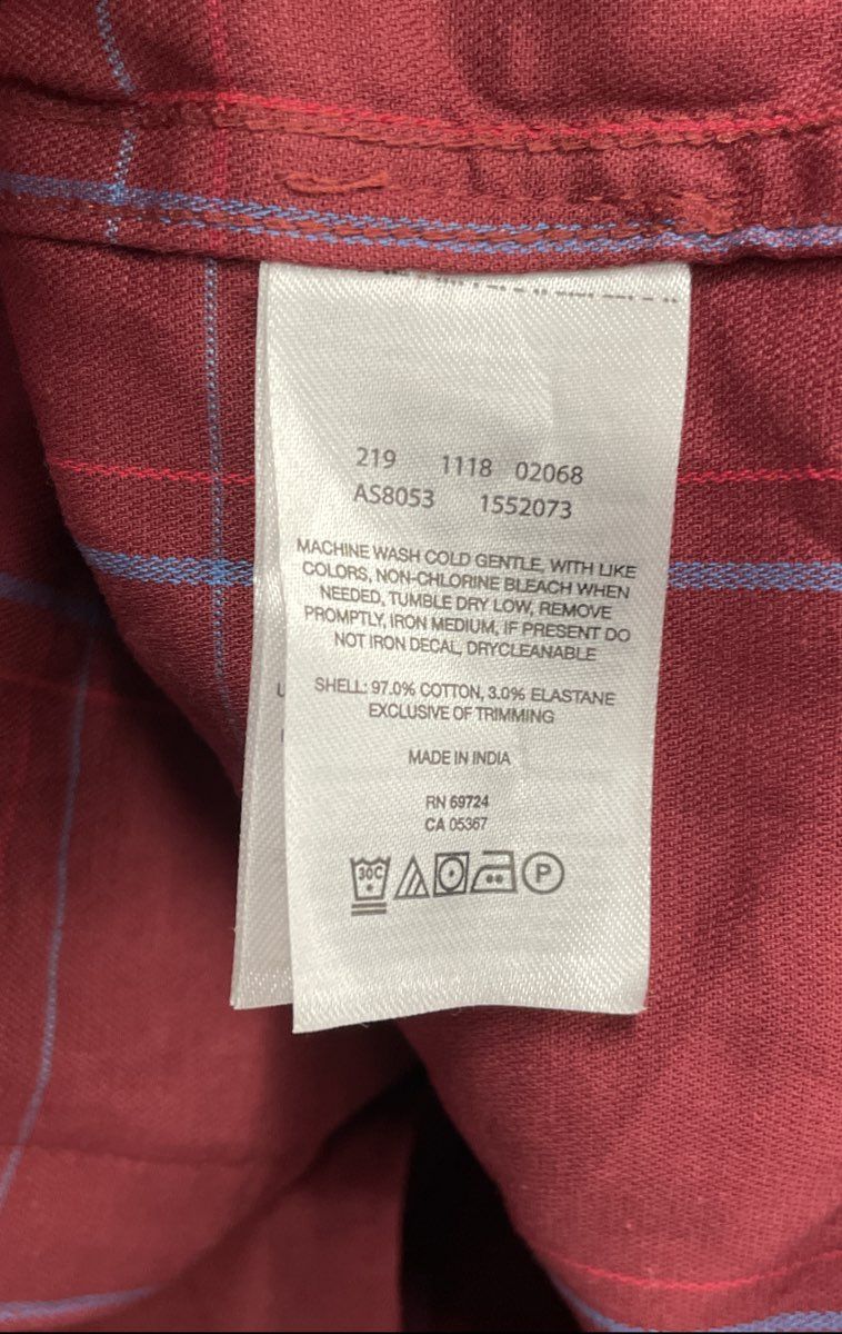 Columbia Men's Rapid Rivers II Red Grid Long Sleeve Stretch Shirt Sz 3X NWT