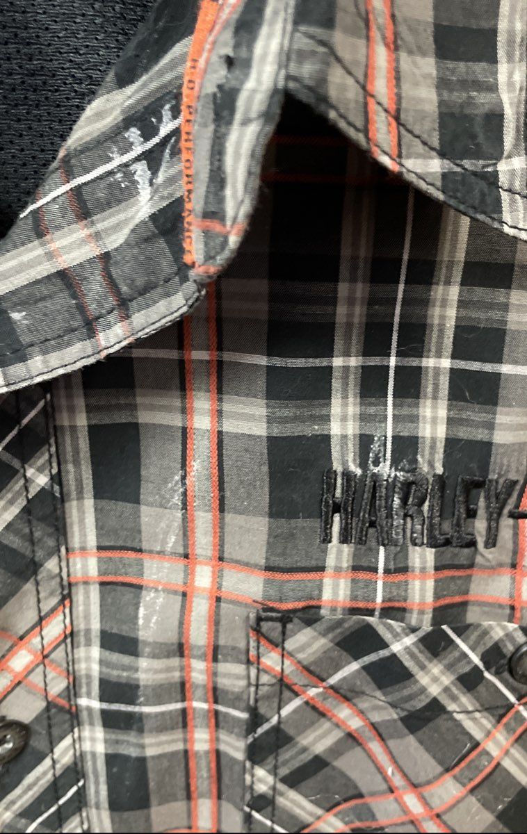 Harley-Davidson Willie G Skull Plaid Short Sleeve Performance Shirt Sz 2XL