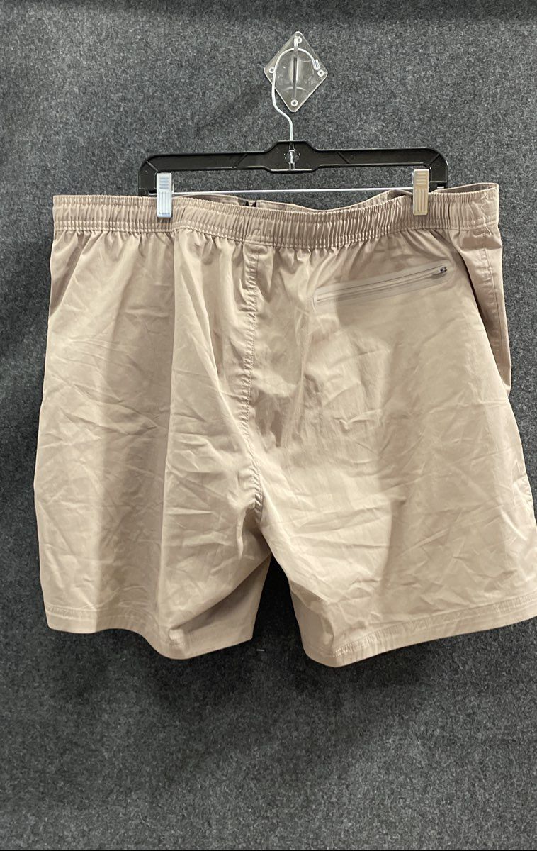 Calvin Klein Men's Khaki Chlorine Resistant Swim Shorts Embroidered Logo 2XL NWT