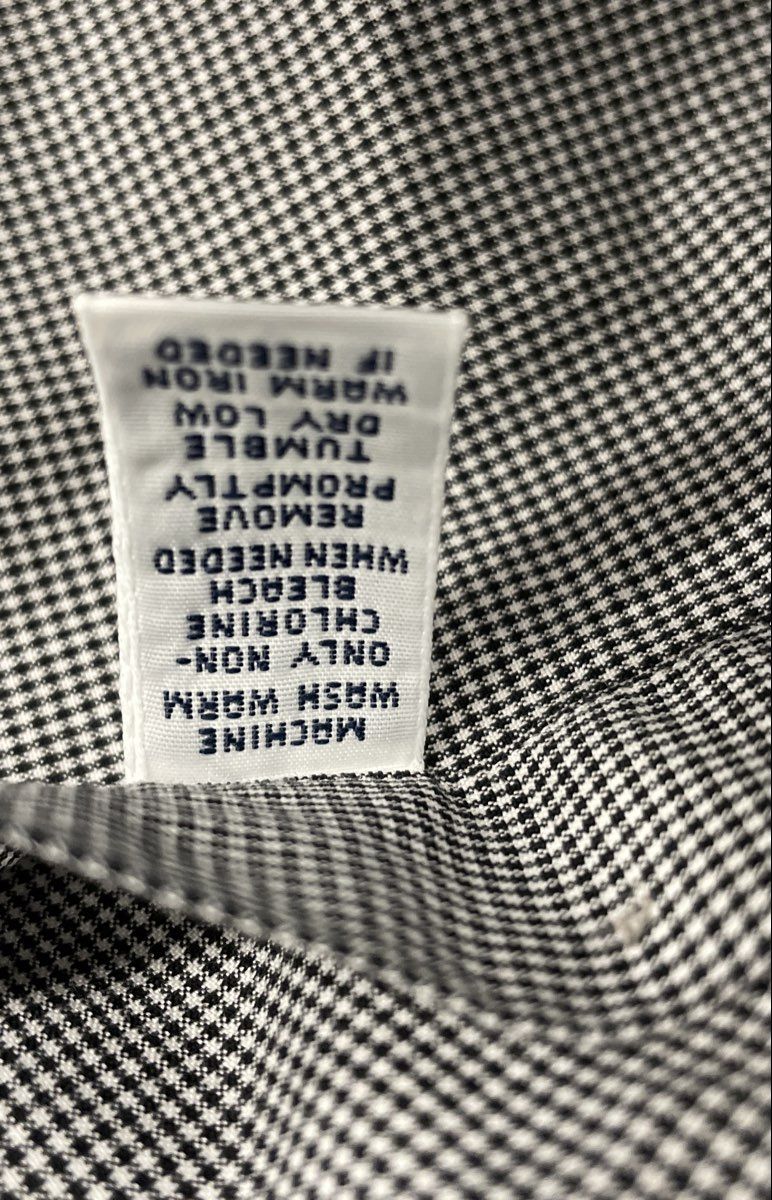 Ralph Lauren Men's Classic Fit Micro Check Button Down Shirt Sz 16 34/35