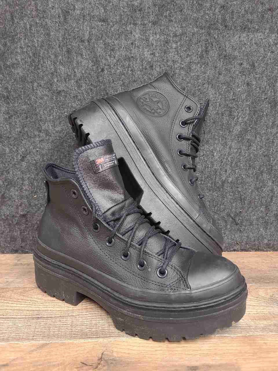 Converse Chuck Taylor All Star Lugged 2.0 Counter Climate Black Boots Size 8