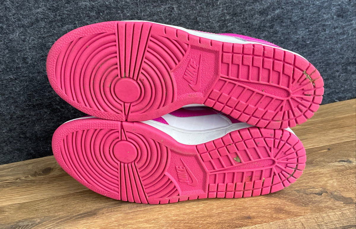 Nike Dunk Low Active Fuchsia White GS Youth Sneakers Size 6Y