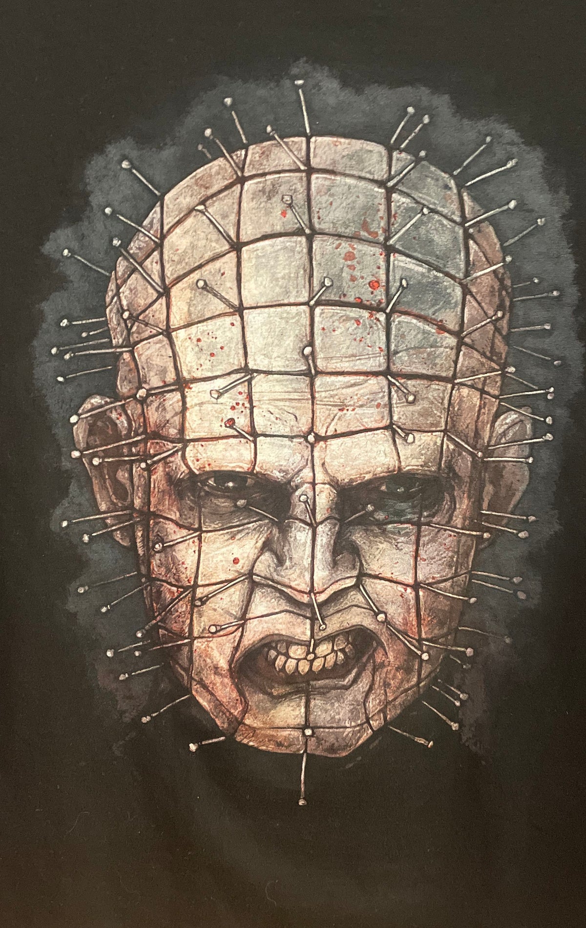 Hellraiser Hellseeker Pinhead T-Shirt Reprint Goodie Two Sleeves Sz S