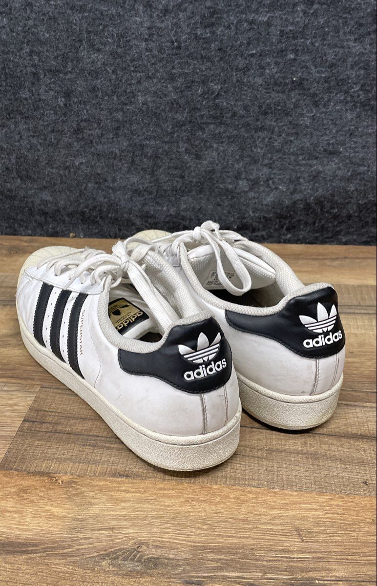 Adidas Superstar White Black Shell Toe Men's Sneakers Size 11