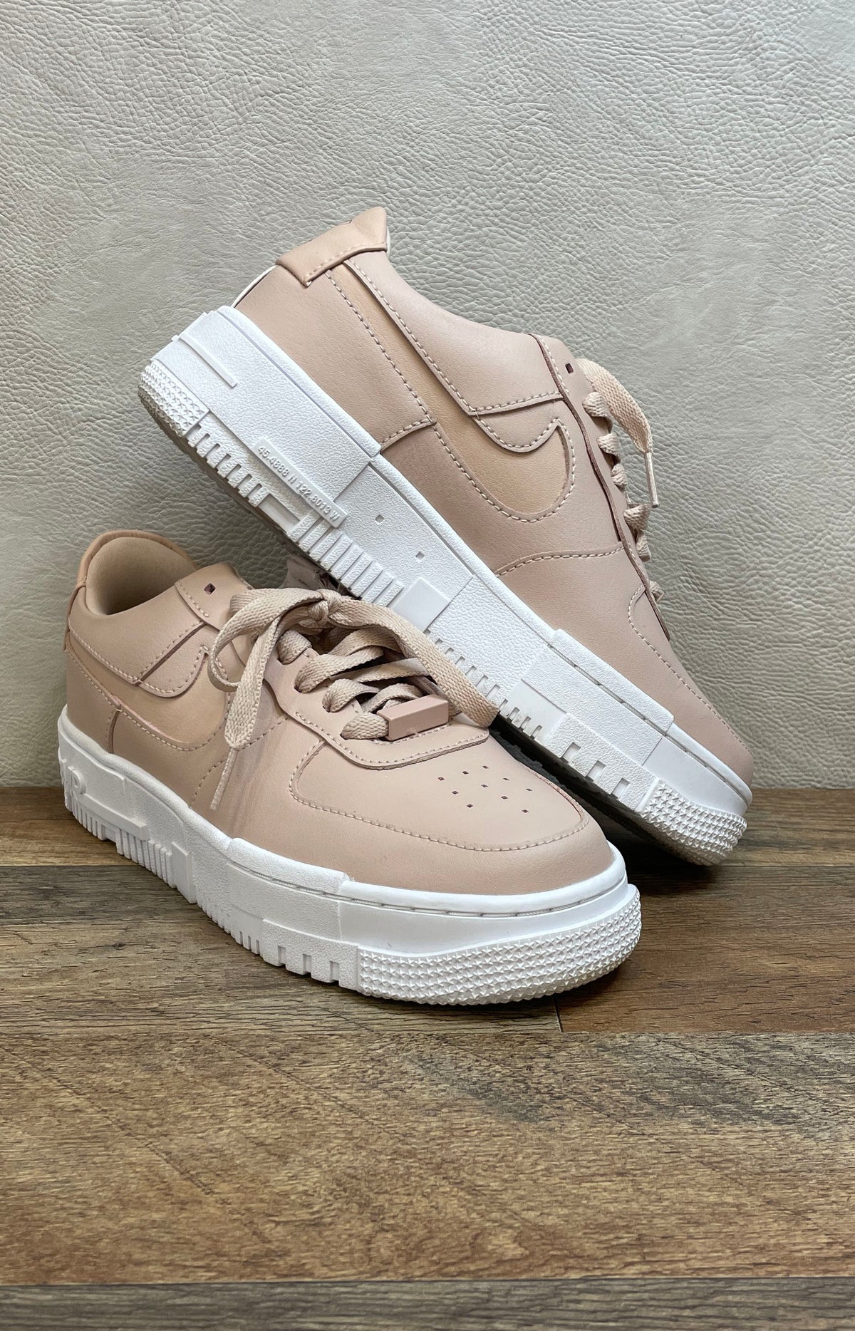 Nike Air Force 1 Pixel Particle Beige Pink Women's Sneakers Size 7