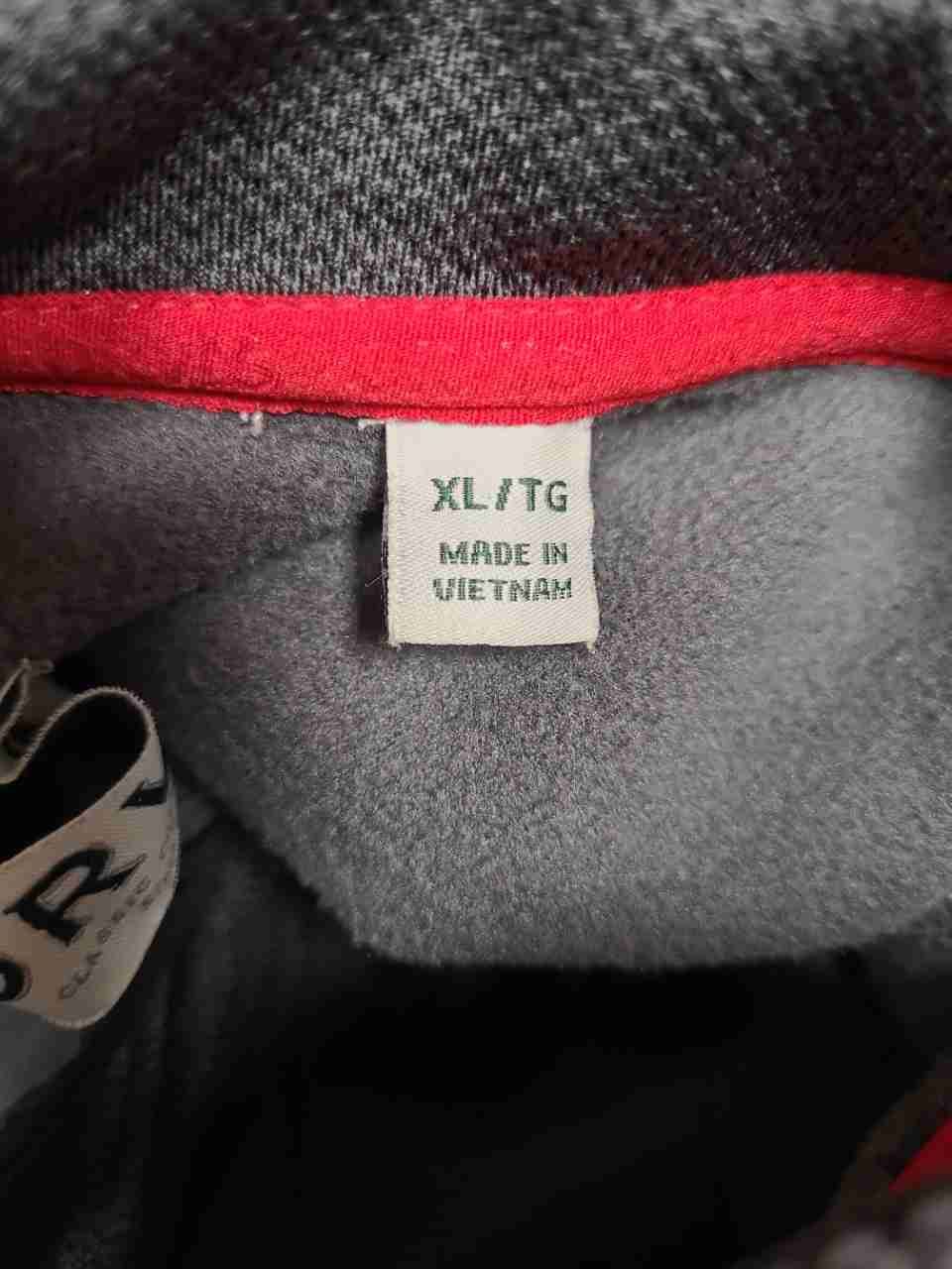 Orvis Men's Classic Collection Gray Contrast Full Zip Sweater Fleece Jacket XL