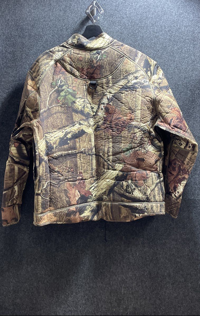 Dominus Men's Camo Full Zip Jacket SFT Technical Hunting Mossy Oak Sz XL