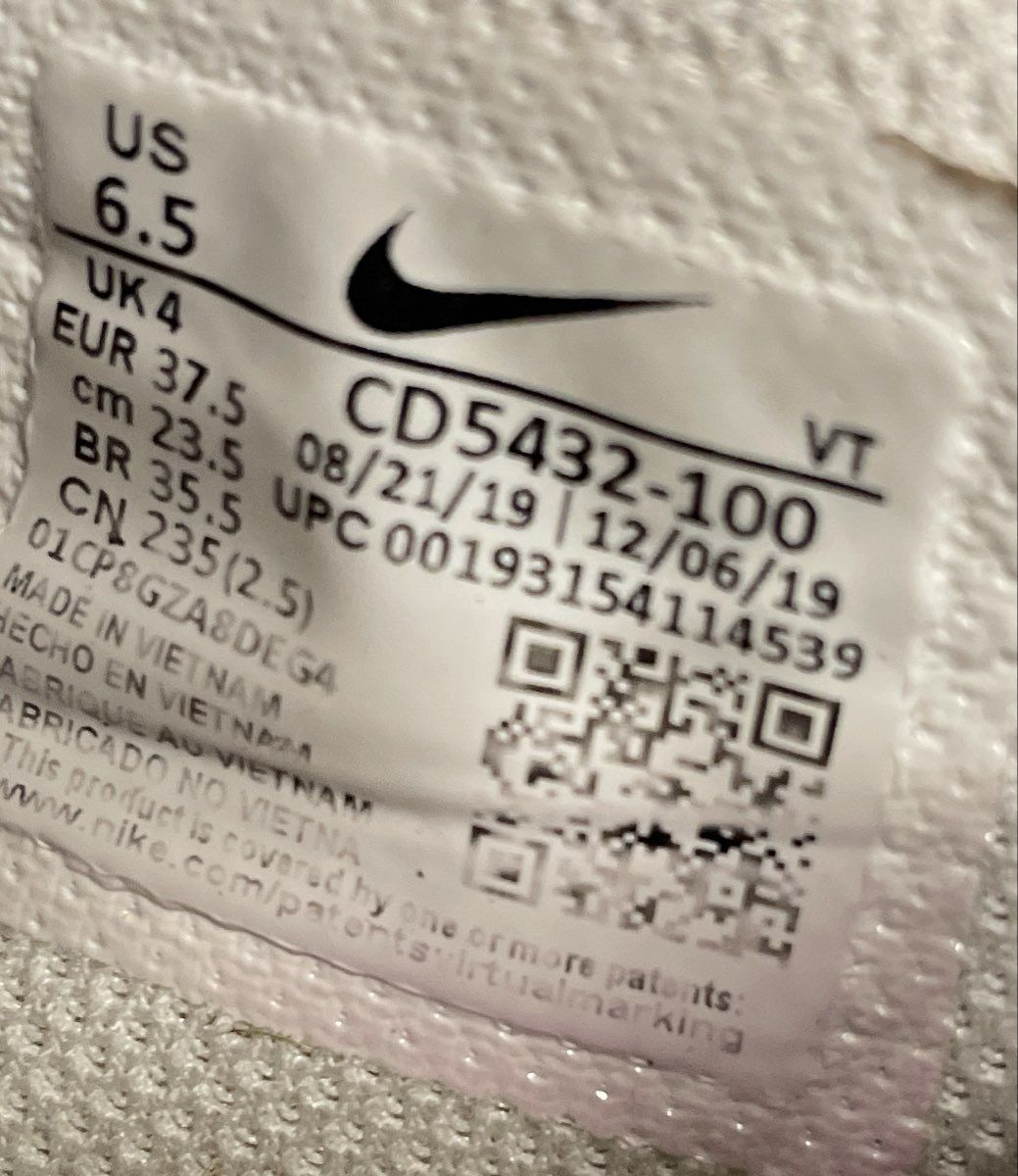 Nike Air Max Excee White Black Bright Crimson Women's Sneakers Size 6.5