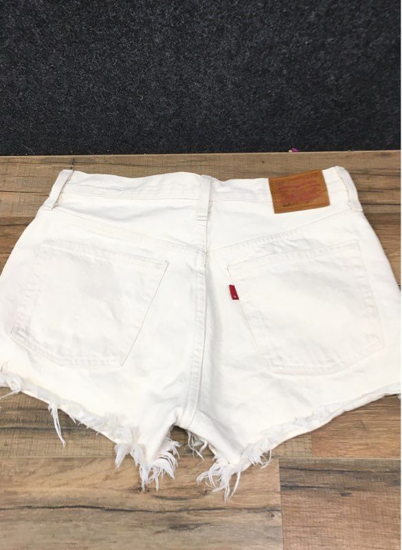 Lot of 3 Levi's Women's Cut Off Denim Shorts High Rise Button Fly