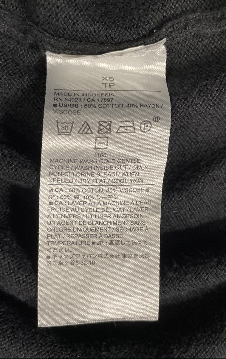 Banana Republic Women's Forever Sweater Lot of 2 Black Gray Crewneck Sz XS